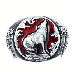 Western Cowboy Belt Buckle Animal Wolf Men Domineering Novelty Gift