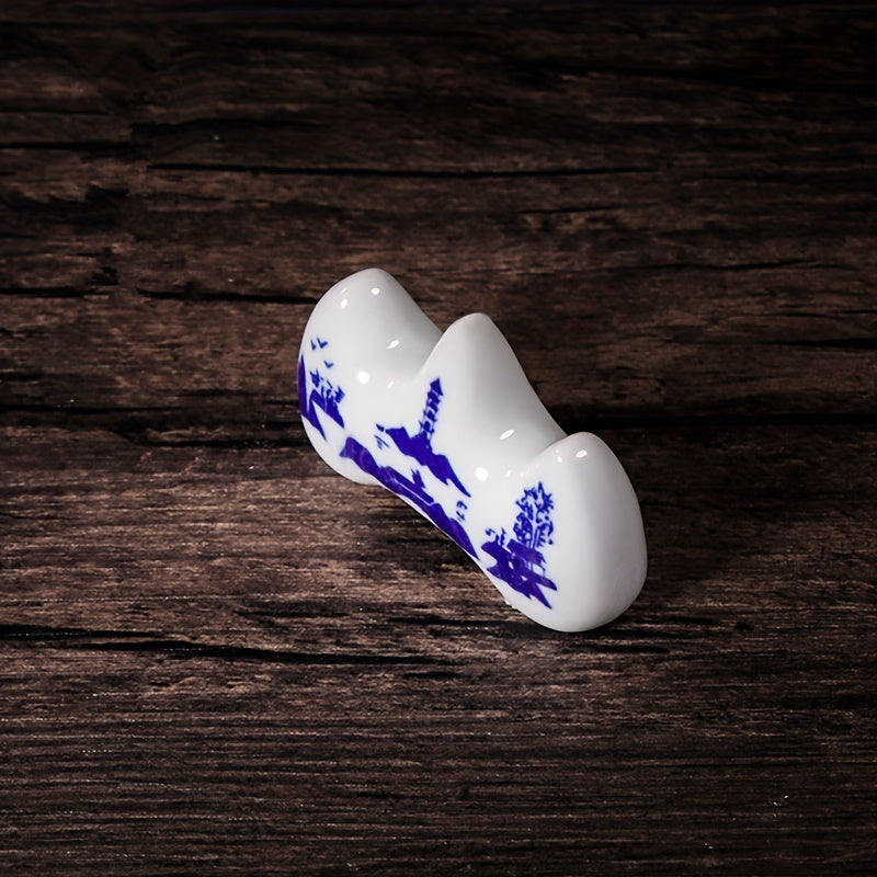 Mountain Shaped Ceramic Pen Holder for Art Supplies