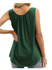 Sexy Sleeveless Summer Tank Top Women's Clothing