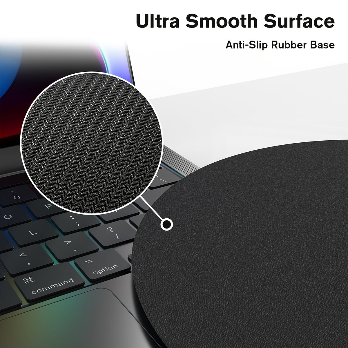 Green Tropical Leaf Wrist Mouse Pad for Laptop