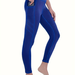 Women's Plus High Waisted Yoga Leggings with Phone Pockets