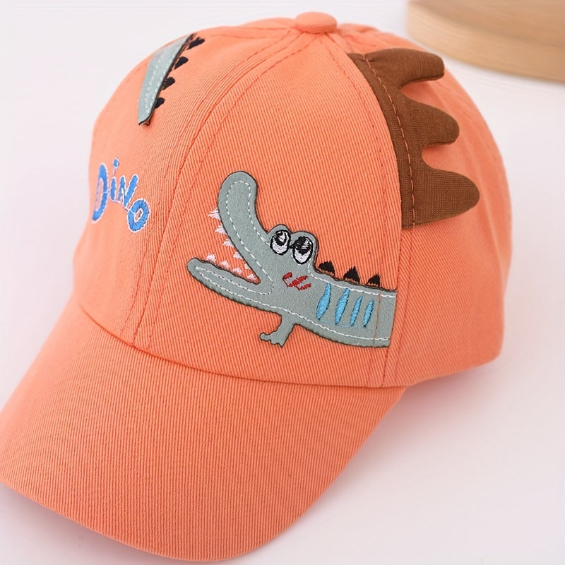 Cute Dinosaur Kids Hat with Sun Protection for All Seasons