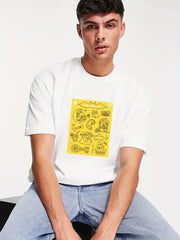 Men's Halloween Style Pattern T shirt Active Tee