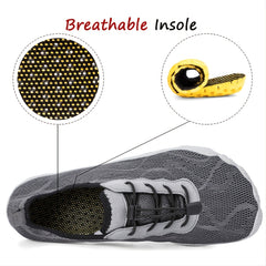 Men's Barefoot Mesh Quick-Dry Aqua Socks Water Shoes