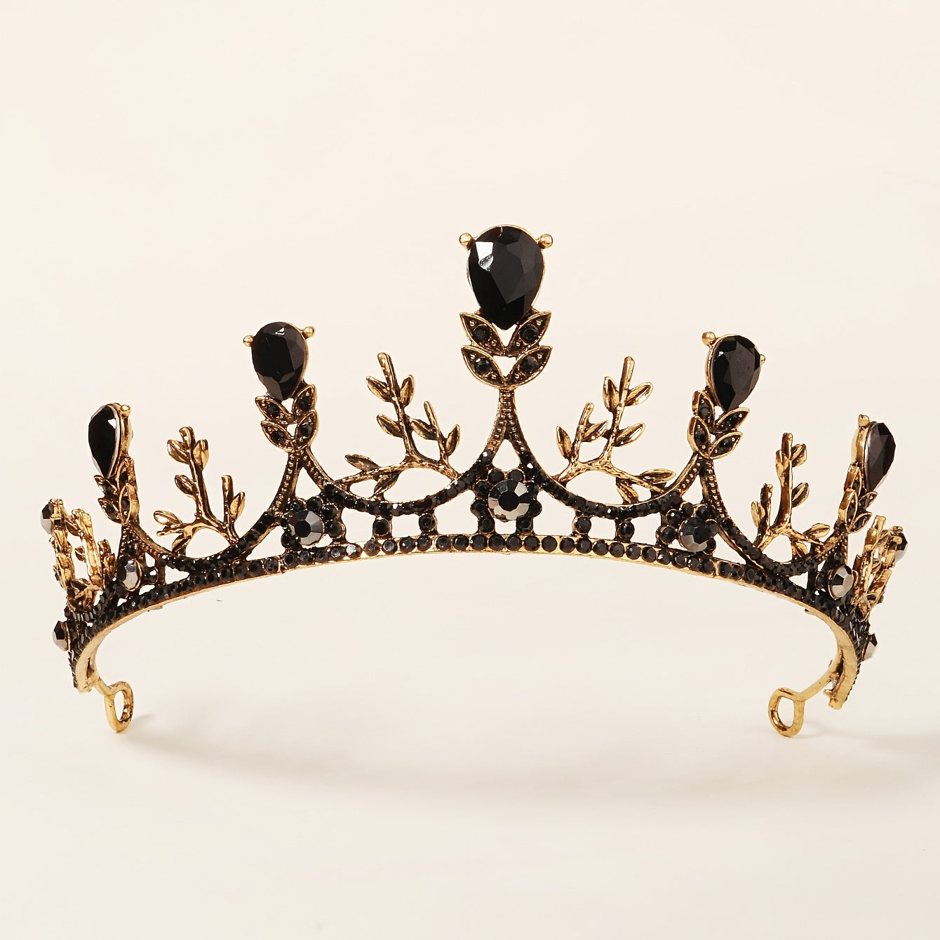 Prom Crystal Crown Headband Vintage Bride Hair Accessories