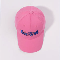 Pink Baby Girl Embroidered Cap Casual Dad Hat Sunscreen