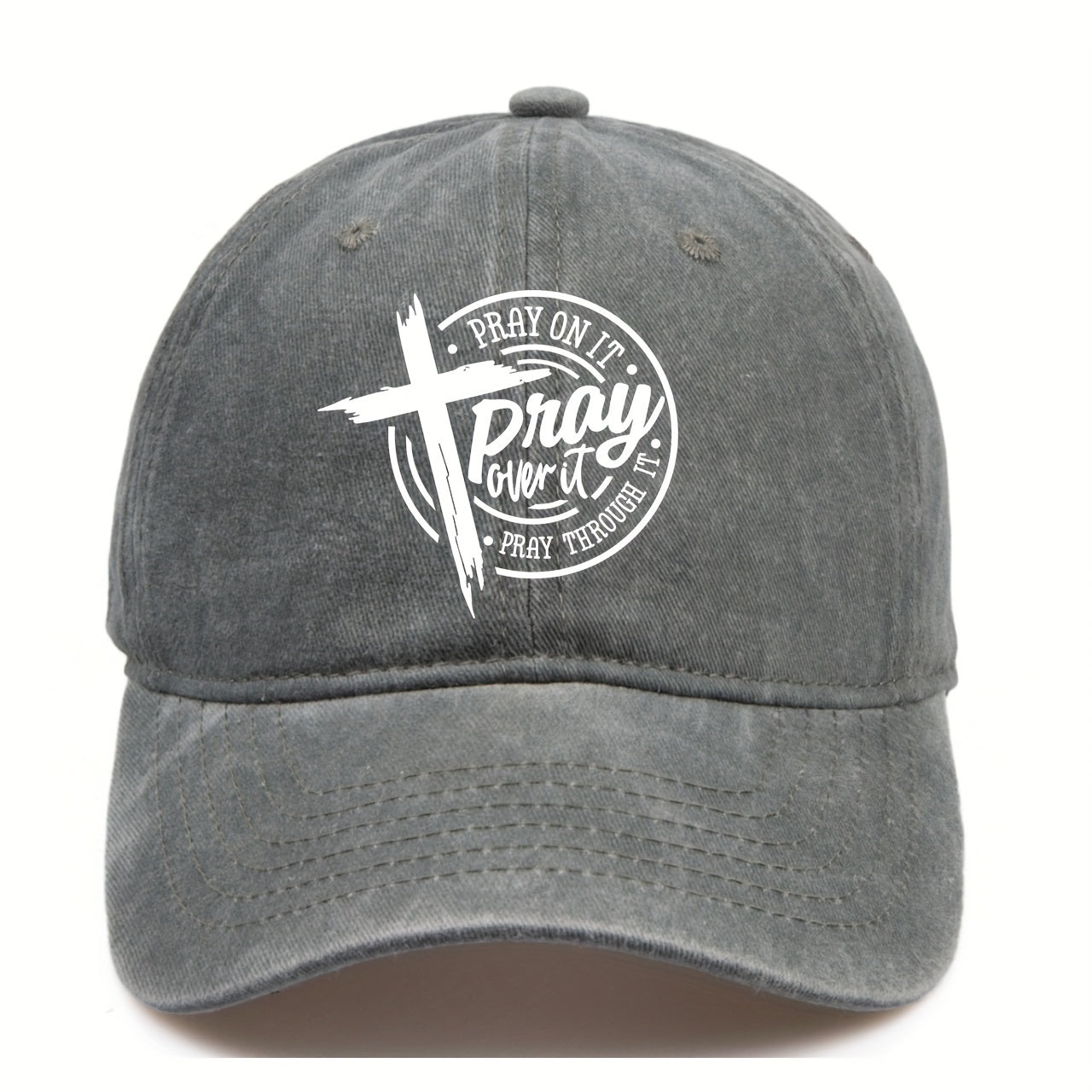 Adjustable Distressed Dad Hat For Fishing Mountaineering