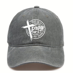 Adjustable Distressed Dad Hat For Fishing Mountaineering