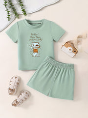 Toddler Lucky Dragon T-shirt & Shorts Set