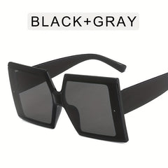 Men's Large Square Frame Sunglasses