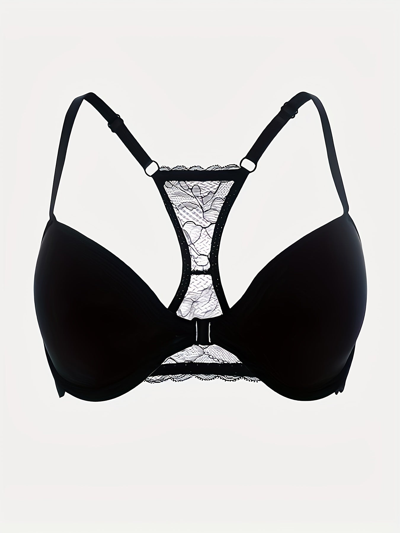 Lace T-Shirt Bra Front Buckle Push Up Bra