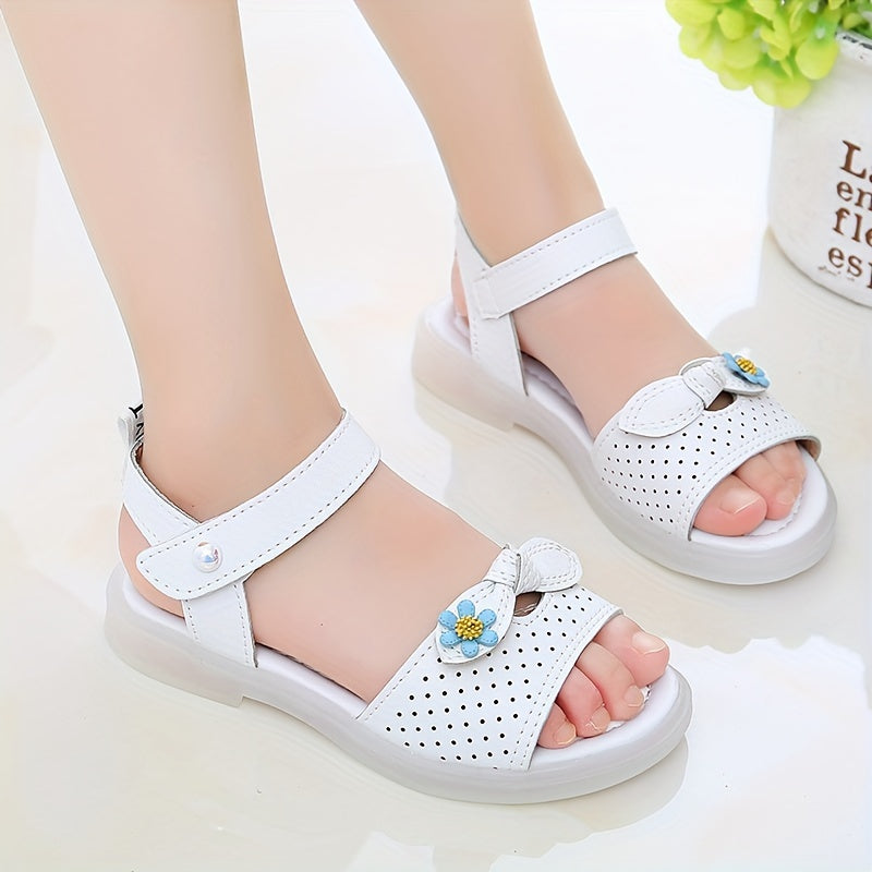 Girls' Lightweight Open Toe Sandals for Summer Beach