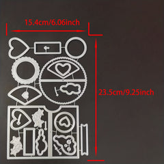 1pc Metal Cutting Dies Scrapbooking Paper Craft Album Card Punch Art Dies