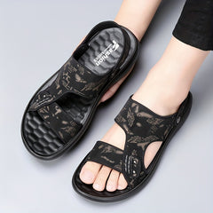 Men's Wear Resistant Non Slip Sandals Quick Drying Comfy Slides Beach Shoes