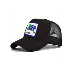 Fruit Pattern Patch Baseball Cap Candy Trucker Hat Mesh Unisex Dad Hat