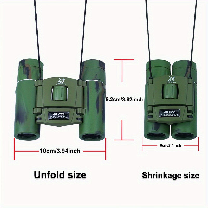 40x22 Camo Binoculars HD Optics For Outdoor Adventures