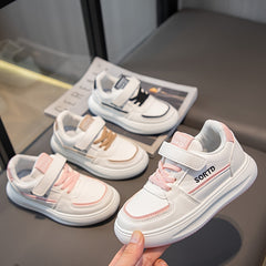 Girl's Comfy Non Slip Skate Shoes Soft Sole Sneakers For Kids