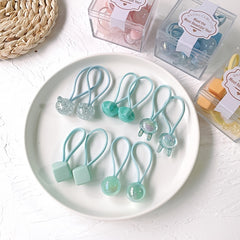 10pcs Stretchy Hair Ties for Kids & Girls