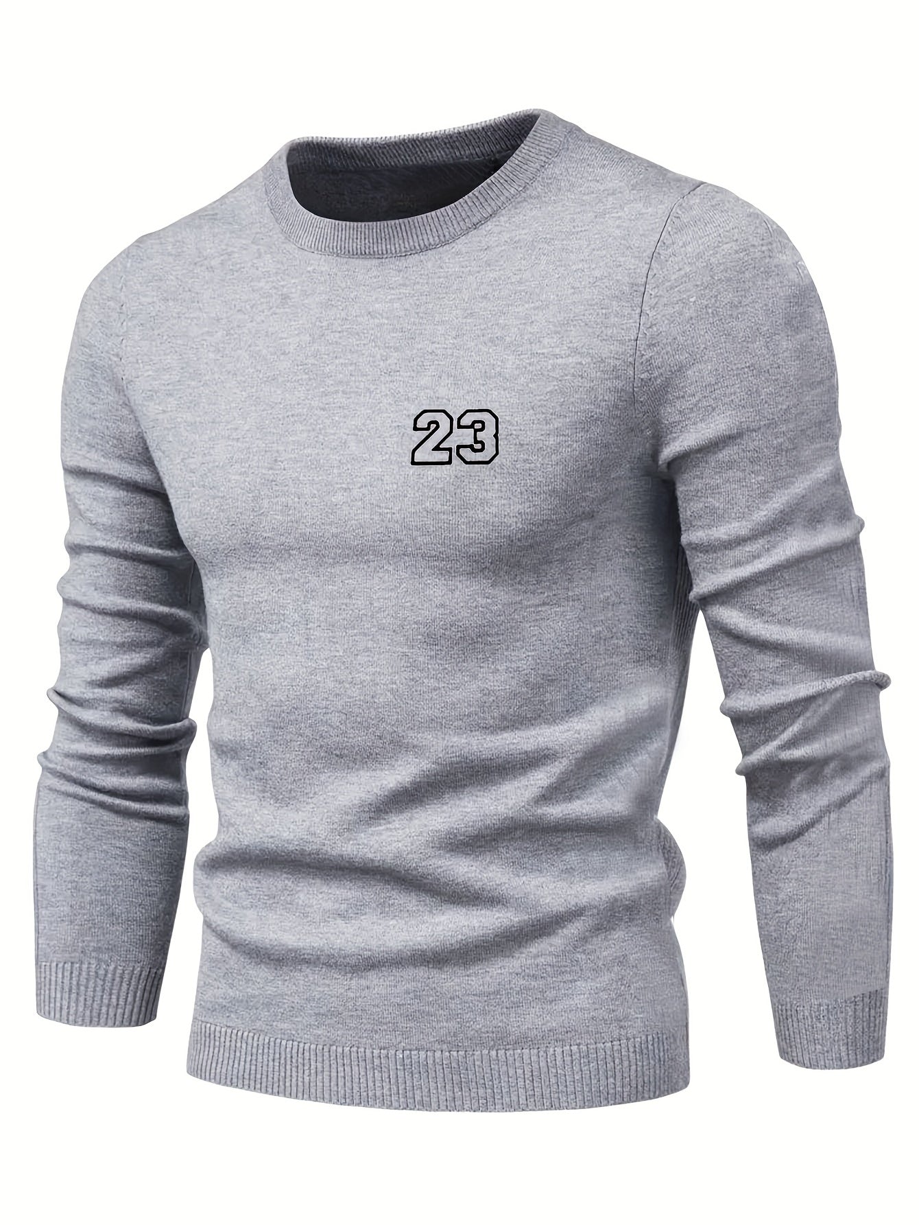 Men's Dad Jokes Pattern Knitted Sweater