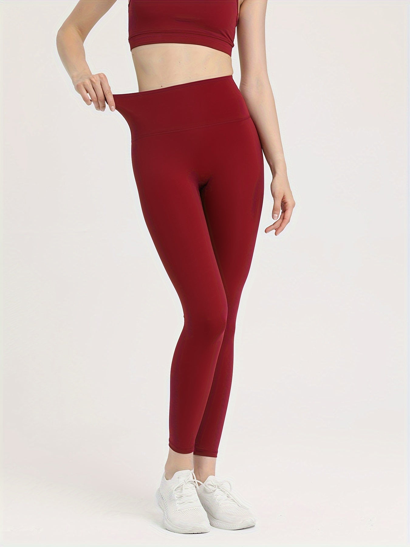High Waist Seamless Yoga Pants Butt Lifting High Stretch Slimming Yoga Leggings