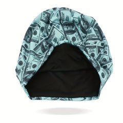 Windproof Printed Pullover Hat for Men Women Cycling Beanie
