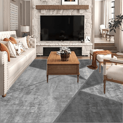 Large Geometric Washable Carpet - Anti-Skid, Waterproof, Antifouling