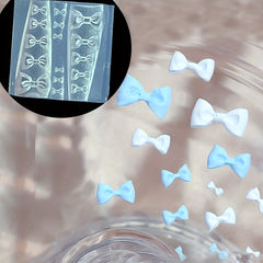 Bow Bowknot 3D Nail Art Charms Silicone Mold DIY Decorations