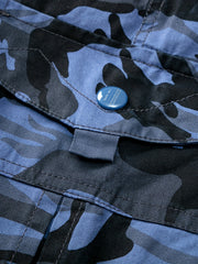 Men's Camo Cargo Shorts With Pockets Street Wear