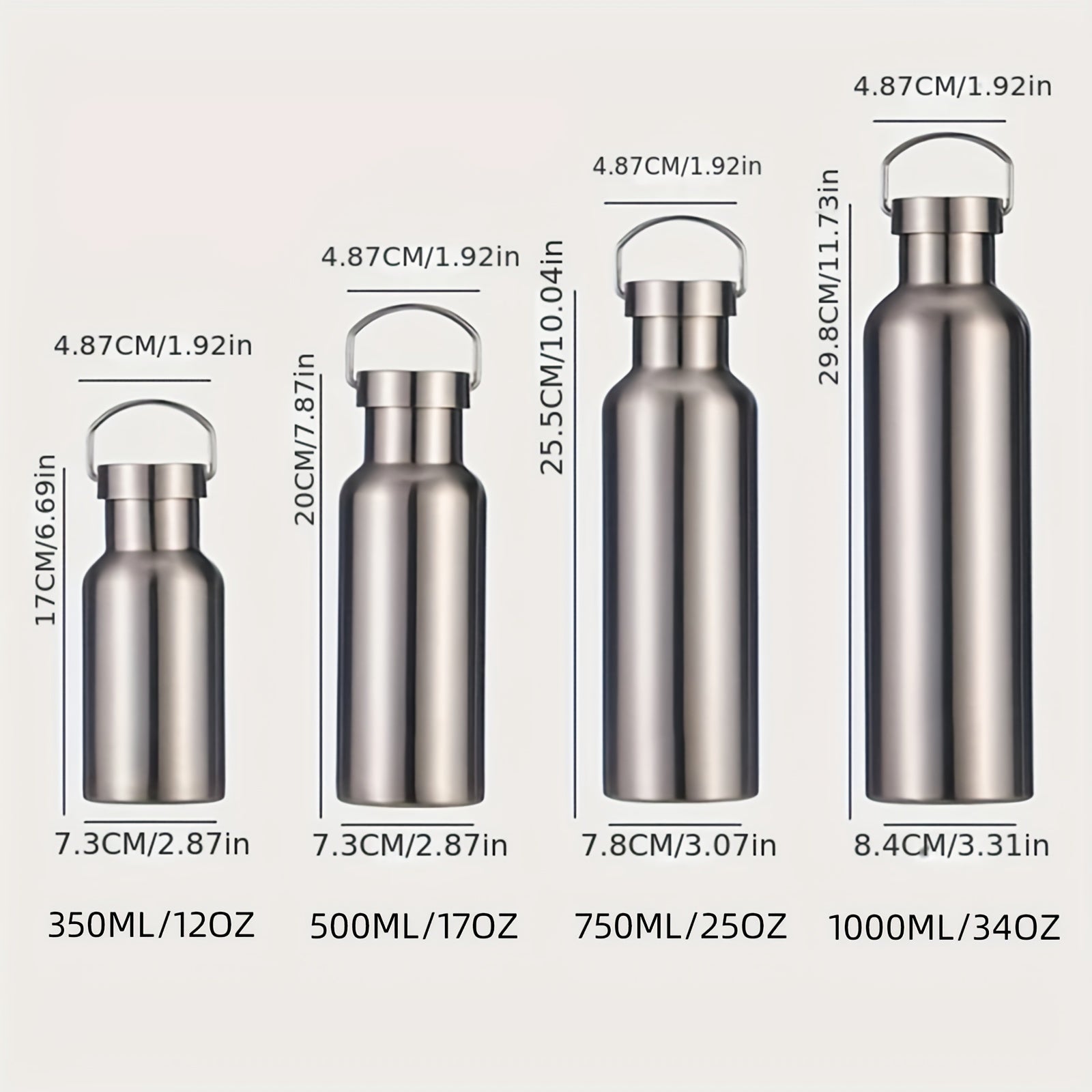 304 Stainless Steel Insulation Cup 350-1000ml