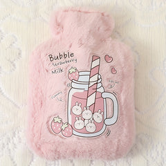 Cartoon Hot Water Bag Water Injection Hand Warmer Plush
