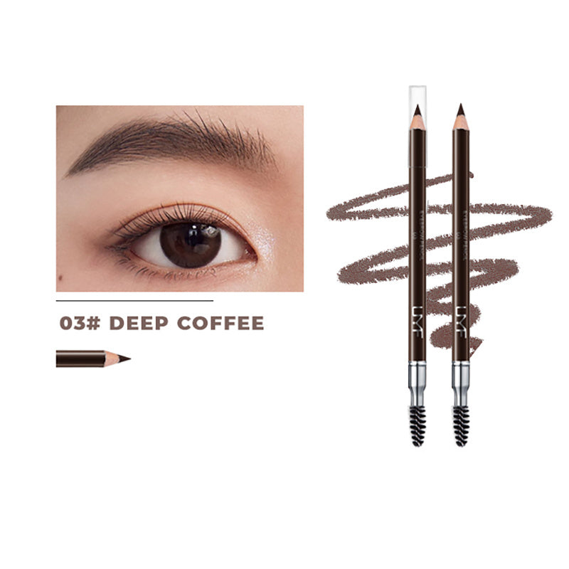 Long Lasting Eyebrow Pencil, Double Headed, Ultra Fine Tips, Sweatproof Formula