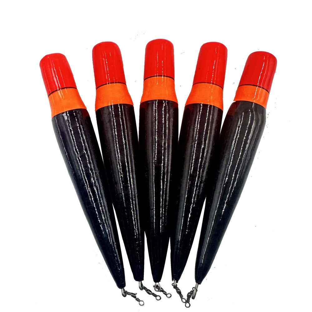 5pcs Fishing Float 12G Bobber 5 12inch Metal Swivel