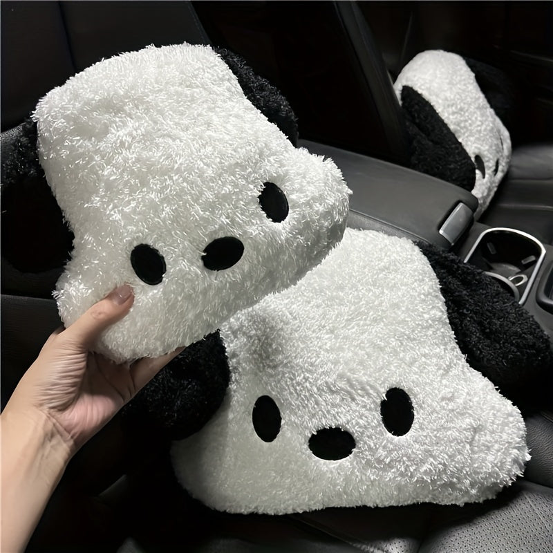 Cartoon Dog Headrest Pillow Neck & Back Support for Car