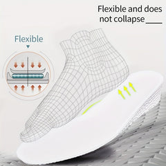 Inner Heightening Soft Non-slip Insole Three Heights Air Cushion