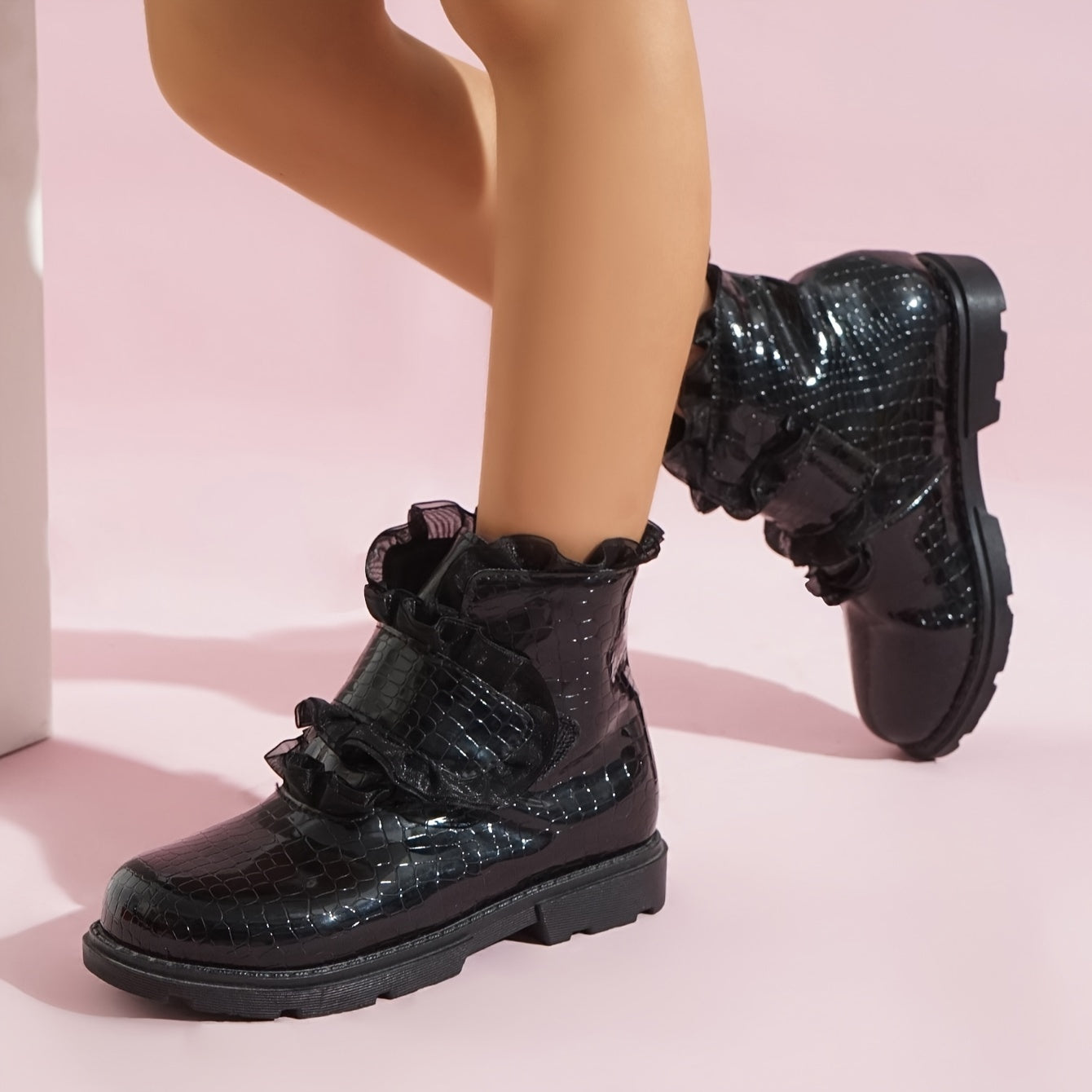 Girls Lightweight Non Slip Boots for Indoor Outdoor Travel