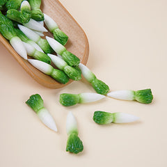 6pcs Miniature Peppers & Carrots for Dollhouse Kitchen DIY Play Mixed Colors