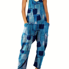 Sleeveless Cami Jumpsuit Casual Women's Clothing