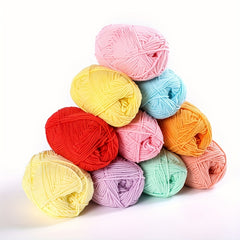 4pcs 60C/40A 4 Strands Yarn for Crochet & Knitting 40g