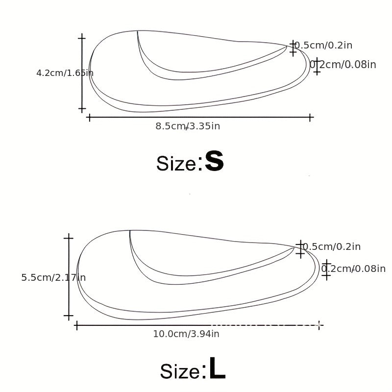 Silicone Arch Support Insoles for Flat Feet