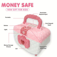 Children's Large E Money Coin Bank w/ Password Protection