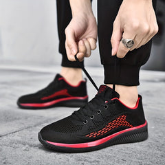 Men's Lace up Sneakers Athletic Shoes Lightweight Breathable Running Shoes