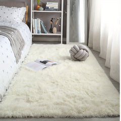Soft Plush Shag Area Rug Fluffy Shaggy Floor Carpet Bedroom Non Slip