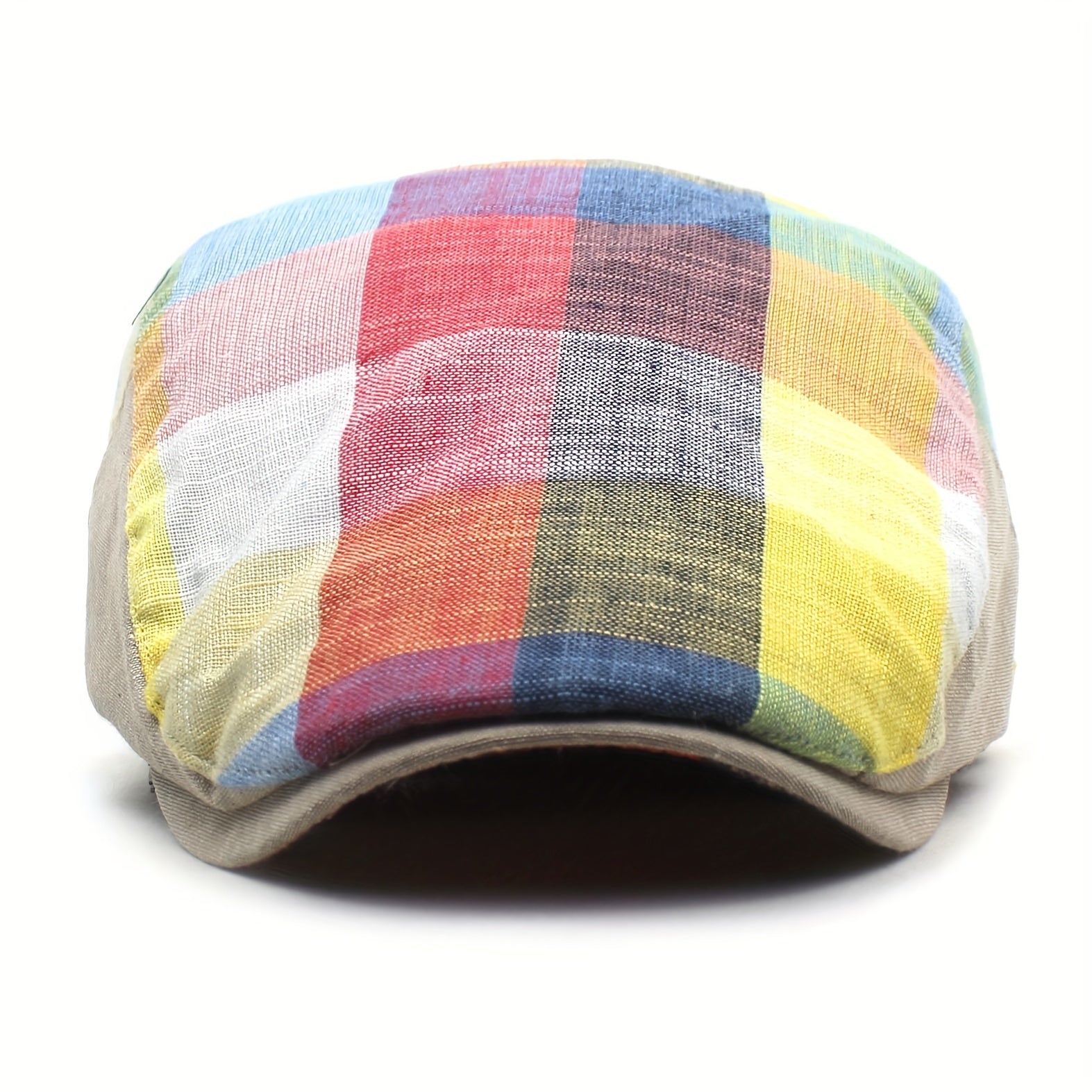 Plaid Cowboy Hat Western Style Unisex