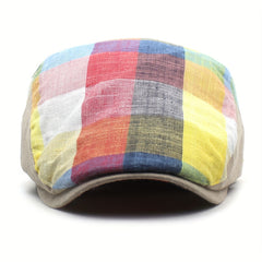 Plaid Cowboy Hat Western Style Unisex