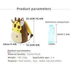 Kindergarten Schoolbag Baby Backpack 2 4 Years Old Girl Boy Animal Plush