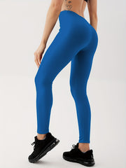Solid High Waist Yoga Leggings for Women