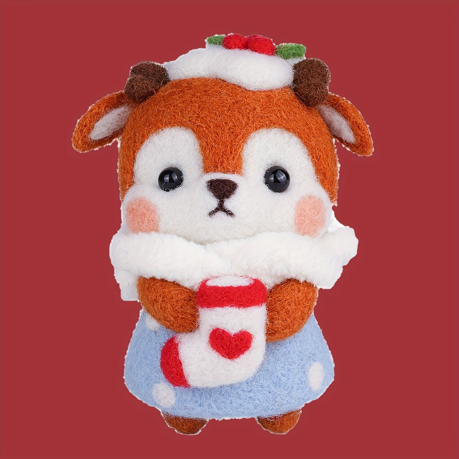 Needle Felting Kit for Beginners - Little Fox Doll Craft DIY