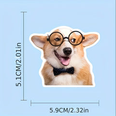 50pcs Dog Stickers Pack For Water Bottle Dog For Adults Women Teens Girls Boys