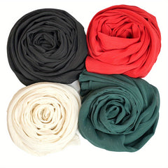 Hot Stamping Solid Glitter Scarf Shawl for Women