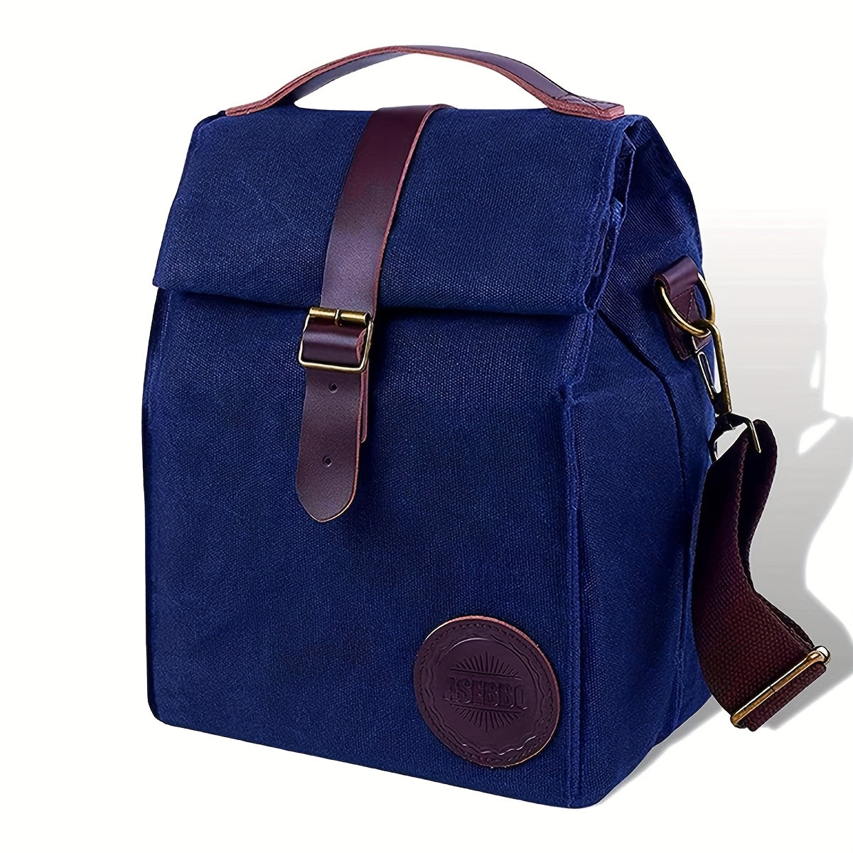 Insulated Lunch Bag Waterproof Ice Backpack Square Shape Polyester